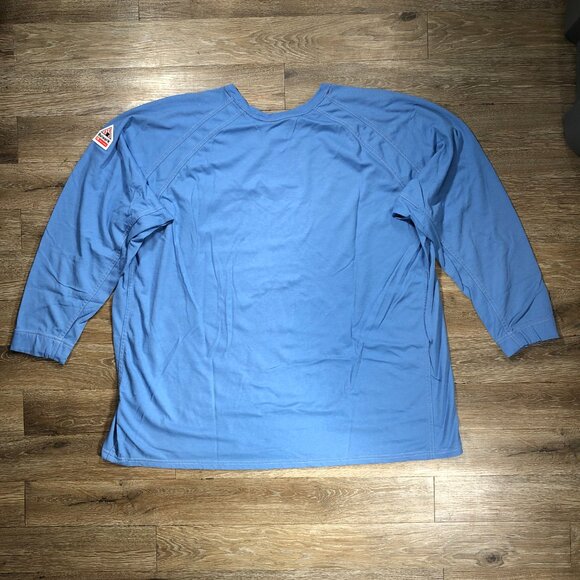 Bulwark FR Shirt Mens 3XL Long Sleeve Flame Resistant Workwear iQ Series Pocket - Picture 2 of 8